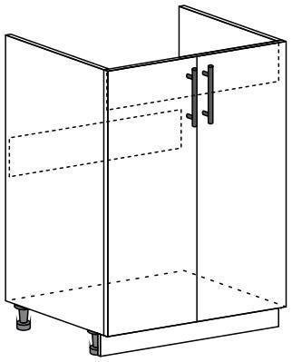 Шкаф нижний под мойку ШНМ 600 Альфа