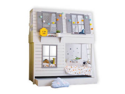 Кровать двухъярусная Домик Kids Land №88
